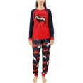 thumbnail image 4 of Family Christmas Pajamas Matching Sets,Elk Printed Matching Christmas Pajamas For Family, 4 of 10