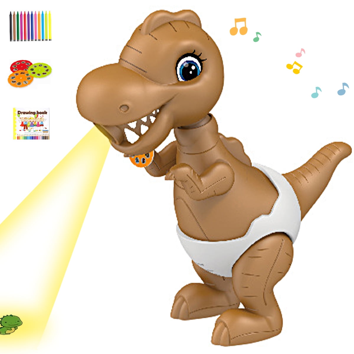  Dinosaur Toys for 3-8 Year Old Boys,Dino Projection