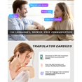 thumbnail image 4 of HLONK Écouteurs de Traduction Dispositif de Traduction de Langues avec 144 Langues & Accents Dispositif de Traduction en Temps Réel Écouteurs Sans Fil Bluetooth, 4 of 9