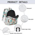 thumbnail image 4 of Pioneer Flower Backpack for School,Cute School Bag,Schoolbag with Adjustable Shoulder Straps & Padded Back,15"x11.42"x5.5", 4 of 6