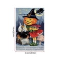 thumbnail image 3 of 24Pieces Halloween Greeting Cards Set Vintage Halloween Postcard for Halloween Party Celebration Greeting Card Supplies, 3 of 4