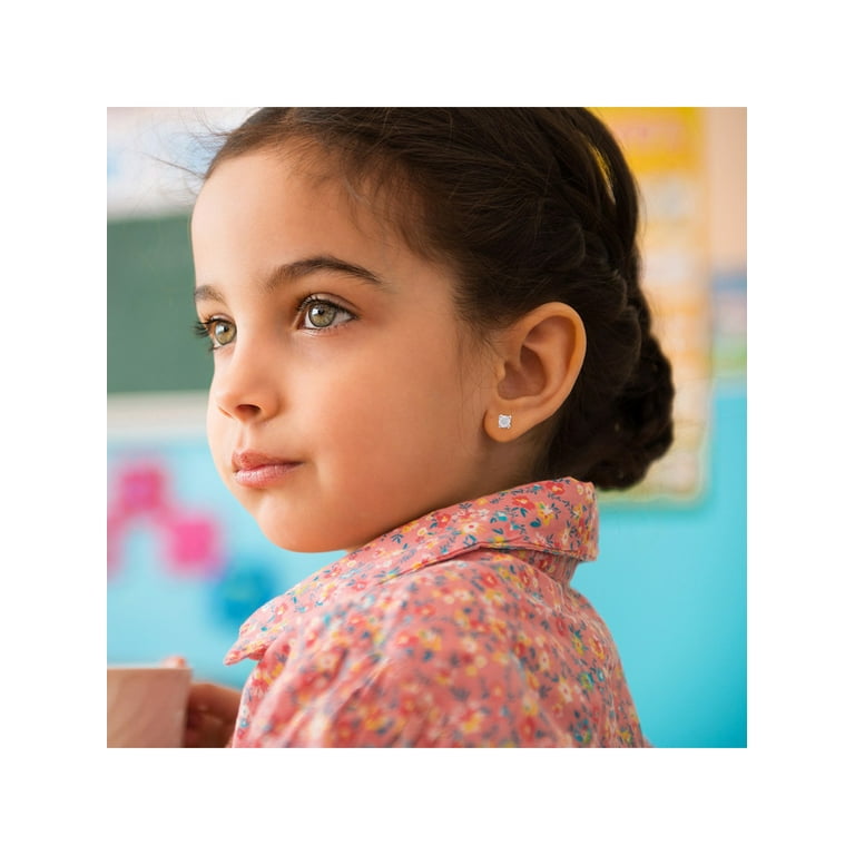 Locking back shop earrings for toddlers