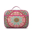 thumbnail image 5 of Boho Folk Insulated Tote Geometric Mandala Lightweight Compact with Front Pocket, 5 of 5