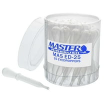 25 Disposable Plastic PIPETTE EYE DROPPERS Transfer Liquids Mix Airbrush Paint