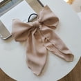 thumbnail image 1 of Hair Rope for Ponytail Styling - Bow Knot Fabric Streamer Rubber Band Head Rope Accessory for Everyday Wear, 1 of 6