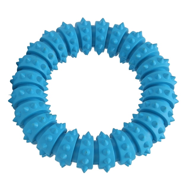 Juguete Para Masticar Para Perros, Resistente A Las Mordeduras, Flexible, De Goma Resistente, Anillo De Espina Para Perros, Juguete Para Rechinar Los Dientes Para Perros Medianos Y
