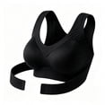 thumbnail image 3 of Women Sports Bras, High Impact Support Racerback Quick Dry, X Back Correction Wireless Adjustable Hook Gym Running Yoga Bra, 3 of 6