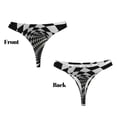 thumbnail image 3 of Balery 3D Vortex Illusion Tangas de Algodón para Mujer con Estampado – Ropa Interior Sexy, Transpirable, G-string-Large, 3 of 6