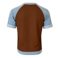 thumbnail image 6 of YVNAURA Womens Summer Crewneck T Shirts Casual Vacation Outfits Short Sleeve Loose Fit Tees Going Out Tops Breathable Lightweight Everyday Basic Summer Tops for Women 2026, Brown,XXXXL, 6 of 6