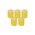 thumbnail image 2 of Gold Napkin Rings Napkin Rings Bulk Rhinestone Inlaid Hollow 8 Row Mesh Design Dinner Table Decor for Wedding Party Bridal Shower Reception 50 Pack, 2 of 5