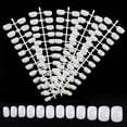 thumbnail image 1 of 120Pcs Small Short Nail Tips for Children Nail Practice Nail Polish Display (White), 1 of 7
