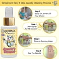 thumbnail image 2 of RAGUPEL Jewelry Cleaner Spray Gold Silver Cleaning Solution Tarnish Remover Sterling Silver Cleaner Tarnish Remover 3Oz 3 Pack, 2 of 9