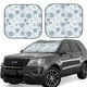 thumbnail image 1 of Fotbe Retro ice blue snowflakes Juego de 2 Piezas de Parasoles para Parabrisas | Bloqueador Solar para Auto | Accesorios Plegables para Protección Solar Interior-Small, 1 of 6