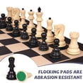 thumbnail image 2 of Juego de ajedrez Agirlgle Tournament de 20 pulgadas con tablero de silicona y bolsa, 2 of 9