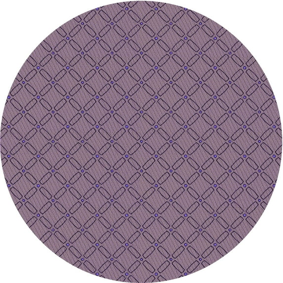Ahgly Company Machine Washable Indoor Square Transitional Viola Purple Area Rugs, 3' Square