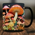 thumbnail image 3 of Steadline Steadline 3D Mushroom Design Ceramic Mug with Large Capacity for Coffee and Tea Lovers, Unique Plant-Themed Cup for Home Use and Office Decorations, 3 of 4