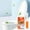 Orange, variant on Toilet Bowl Cleaner Gel Flowers - Automatic Foaming Cleaner for Stains/Odors - 7-Day Continuous Cleaning with Lavender/Sea Breeze Scents - Septic Safe (120ml)