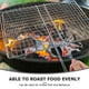 thumbnail image 2 of Red para parrilla de barbacoa, accesorio para asar verduras, cesta para asar pescado, cesta para asar verduras al aire libre, cesta rodante para asar al aire libre, 2 of 7