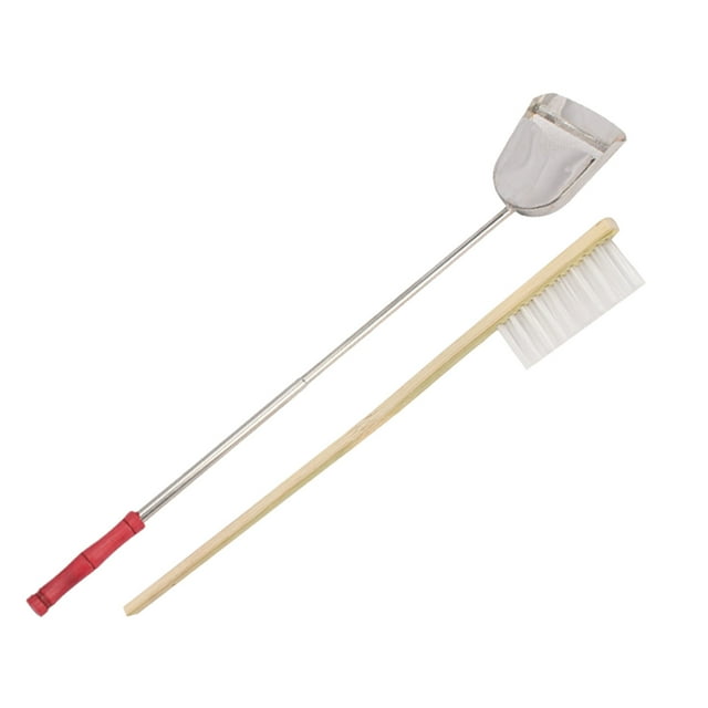 Brush Poop Off Bird Poop Remover Parrot Cage Brush Shovel Bird Cage Accessories Bird Cage Brush Pet Bird Cleaning Brush Bird Brush Scraper Stainless Steel Cleaner