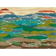 thumbnail image 2 of Moore, Regina 32x25 White Modern Wood Framed Museum Art Print Titled - Stratified Landscape I, 2 of 4