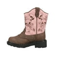 thumbnail image 3 of Roper Girls Saddle Light Round Toe Cowboy   Mid Calf Boots, 3 of 5