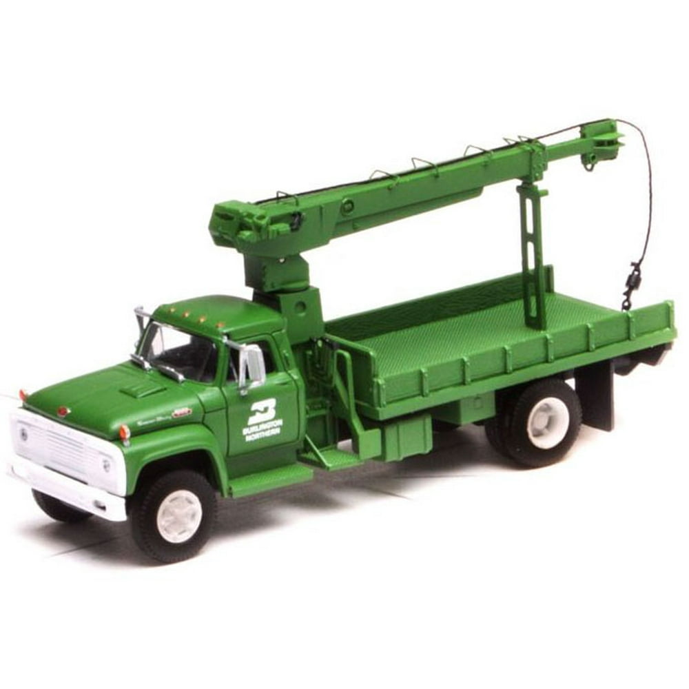 Athearn HO Scale Ford F850 Boom MOW Service Truck Burlington Northern
