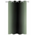 thumbnail image 2 of nqOlkjepod Outdoor Curtains for Patio Waterproof, Sage Green Black Ombre Outdoor Privacy Panels Grommet, Gradient Contemporary Abstract Art Blackout Outside Curtains for Porch 54"x84", 1 Panel, 2 of 8