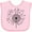 AD-Pink, variant on Inktastic Music Dandelion Musical Boys or Girls Baby Bib