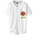 thumbnail image 2 of Dominic Fike Sunburn Baseball Jersey 3D Print Summer Hip Hop White T Shirts, 2 of 4