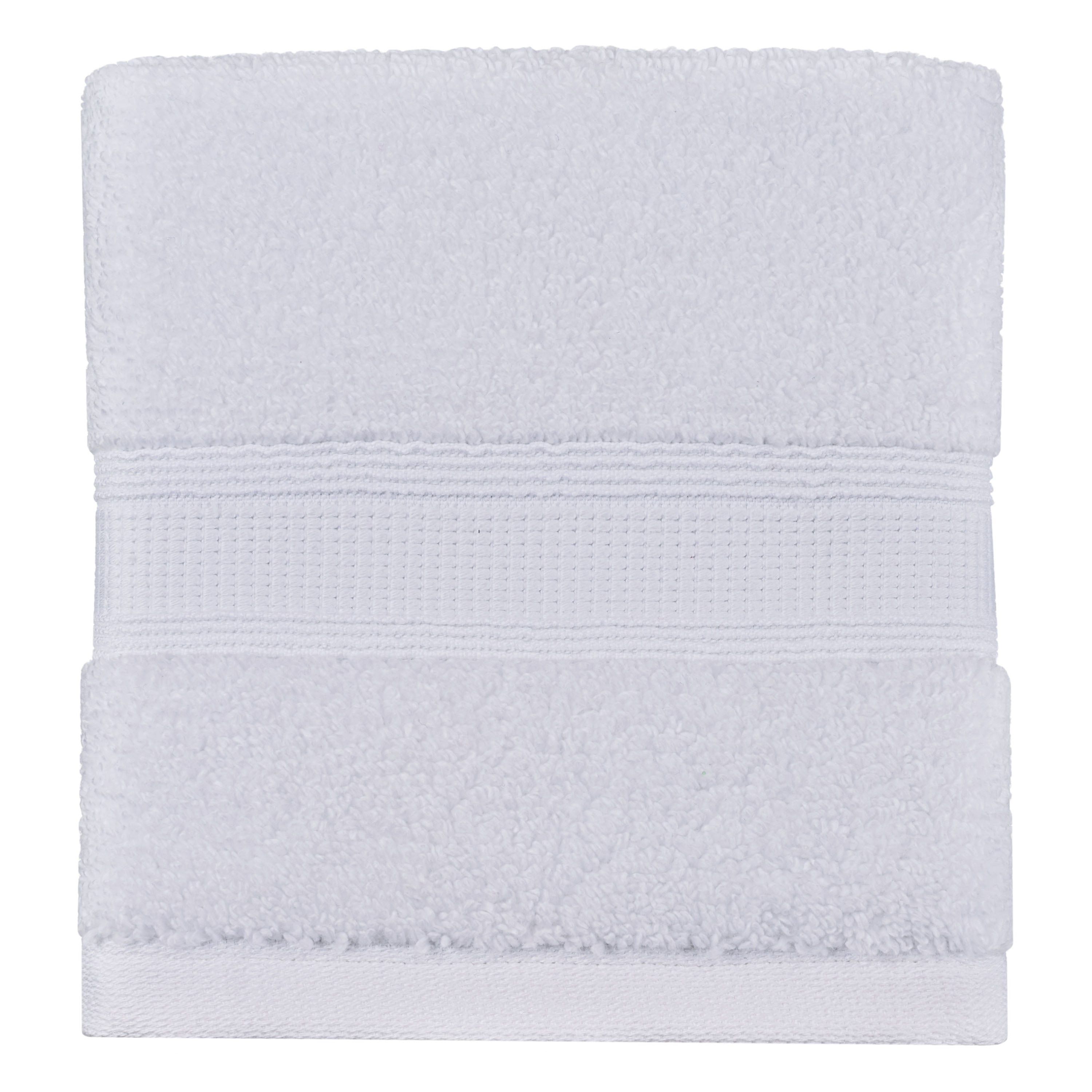 Hotel Style Egyptian Cotton Washcloth, Arctic White