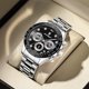 thumbnail image 1 of Reloj para hombre, resistente al agua, luminoso, multifuncional, de cuarzo, correa de silicona, correa de acero, 1 of 1
