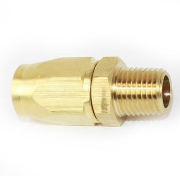 Interstate Pneumatics HRPZ26-K1 3/8" NPT Reusable Hose End Brass Fitting Kit