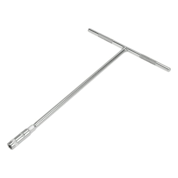 Unique Bargains T Shaped 7mm Socket Wrench Spanner Socket Remover Carbon Steel Silver Tone 1 Pcs