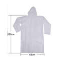 thumbnail image 4 of Poncho Imperméable Portable pour Adulte avec Capuches et Manches, 4 of 5