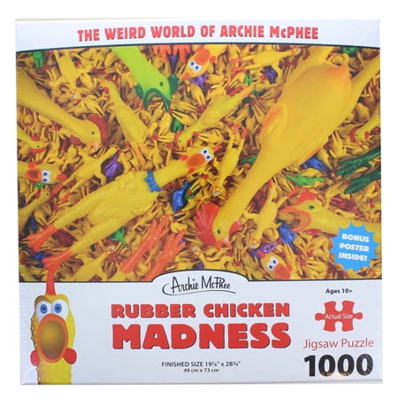 Accoutrements Rubber Chicken Madness Standard Funny Collectible Jigsaw Puzzle  Multicolored price history on PriceWatchPro