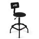 thumbnail image 1 of Taburete Shop FreekyFit con respaldo Mechanic Garage negro, 1 of 9