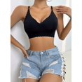 thumbnail image 5 of Scallop Trim Wireless Bra, Comfortable & Breathable Seamless Everyday Intimates Bra, Women's Lingerie & Underwear, 5 of 5