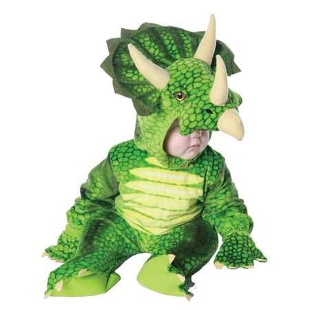 Green Triceratops Plush Baby Costume
