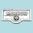 thumbnail image 2 of Switch Plate Tags MIRROR Name Signs Labels Chrome Brass Traditional Engraved Wall Light Switch Cover Labels Renovators Supply, 2 of 2