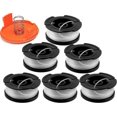 thumbnail image 1 of Af-100 Weed Eater Spool Reemplazo para Af-100-3zp Af-100-bkp Compatible con Black and Decker String Trimmers 30ft 0.065 'Trimmer Line Reemplazo de alimentación automática kaili Sencillez, 1 of 5