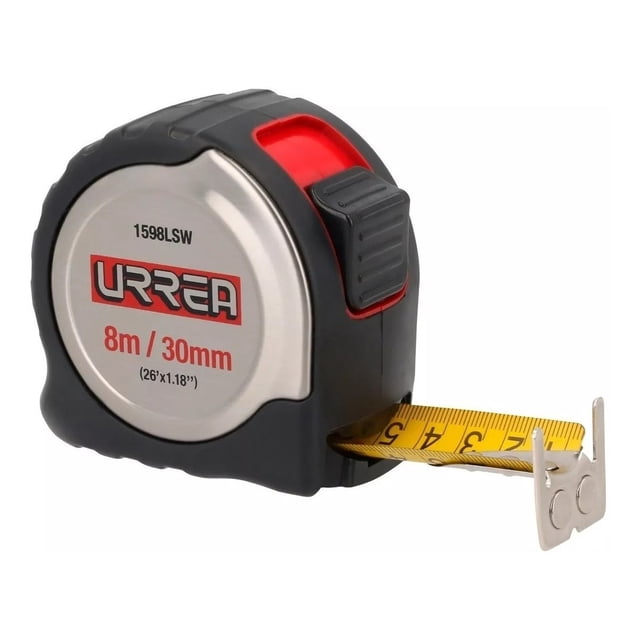 Flexometro Magnetico Urrea 8 Metros 1598lsw Inoxidable