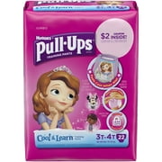 HUGGIES Pull-Ups Girls' Cool & Learn Training Pants, (Choose Your Size)