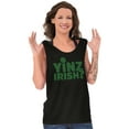 thumbnail image 4 of Yinz Irish Funny St Patrick's Day Tank Top T Shirts Men Women Brisco Brands S, 4 of 5