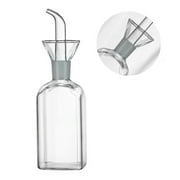 LandHope Oil Bottle Glass with Spout Olive Oil Vinegar Dispenser for Kitchen and BBQ (250ml/8.54oz)