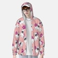 thumbnail image 3 of Pofeuu Bulldog Print Sun Protection Outdoor Lightweight Full Zip UV Cooling Hoodie Long Sleeve Summer Clothing for Outdoor Hiking-Small, 3 of 5