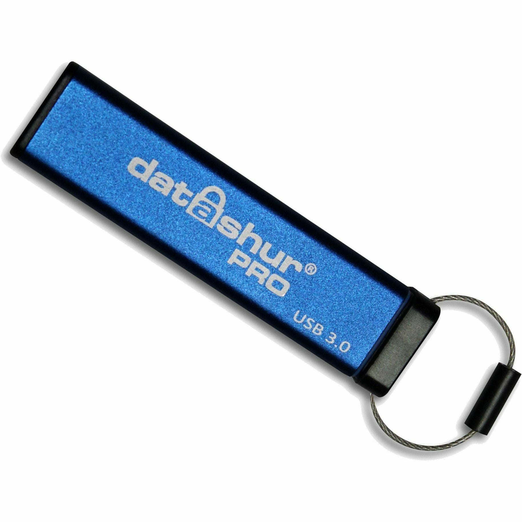 iStorage datAshur PRO 256 GB | Secure Flash Drive | FIPS 140-2 Level 3 Certified| NLNCSA DEP-V Certified | NATO Restricted Certified | PIN protected | Dust/Water Resistant - 32 GB - USB 3.2 (Gen 1)...