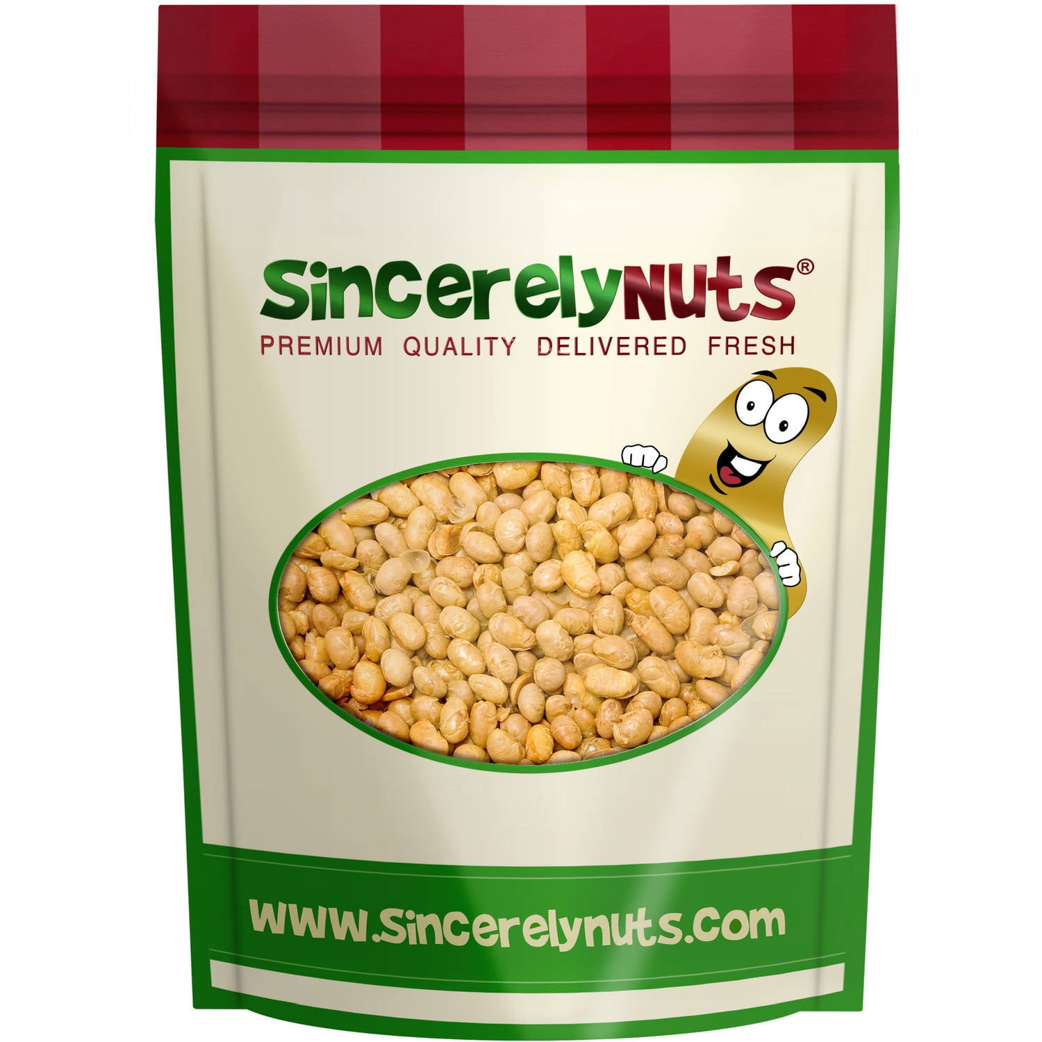 Sincerely Nuts Soybeans Roasted Unsalted, 5 LB Bag by Sincerely Nuts