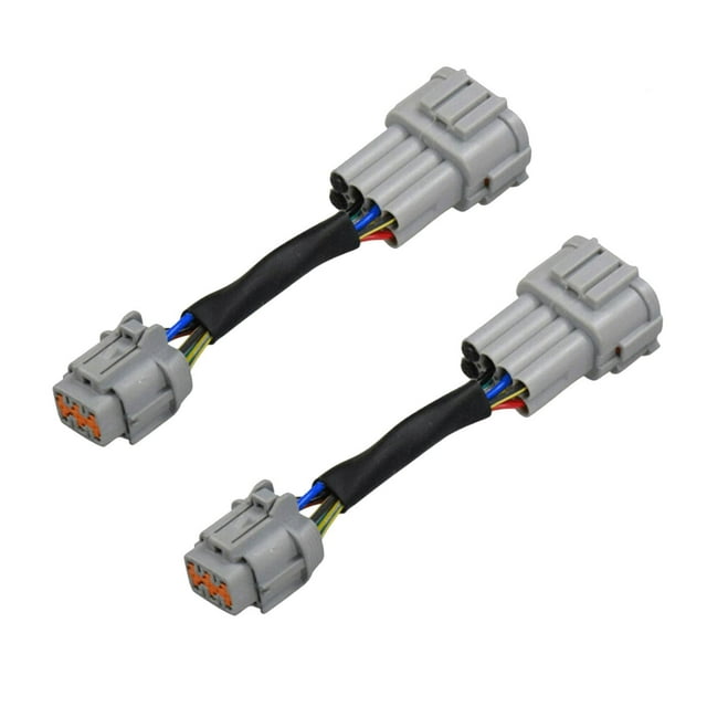 2 adaptadores de conversión de , arnés de cableado de actualización para , 03-05, conectores antiniebla, cables, piezas kusrkot Adaptador de faro