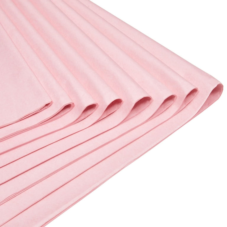 Papyrus 8 Sheet Tissue Paper (Pink and Peach with Rose Edges) for Gifts, Decorations, Crafts, DIY and More