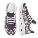thumbnail image 1 of Zapatos planos con estampado de dientes enrejados de dibujos animados para mujer, zapatillas informales de malla transpirable para mujer, 1 of 6